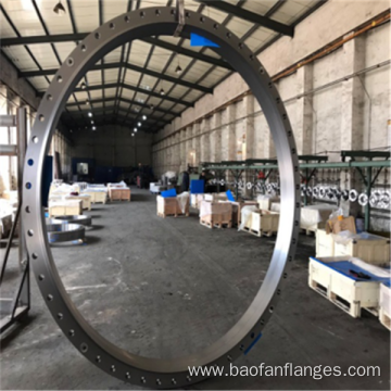 Structural steel high-diameter flange